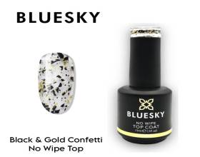 Bluesky Black & Gold Confetti Non Wipe Top
